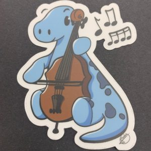 Dino Cello - Sticker